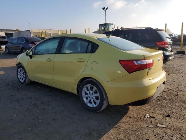  KIA RIO 2016 Żółty