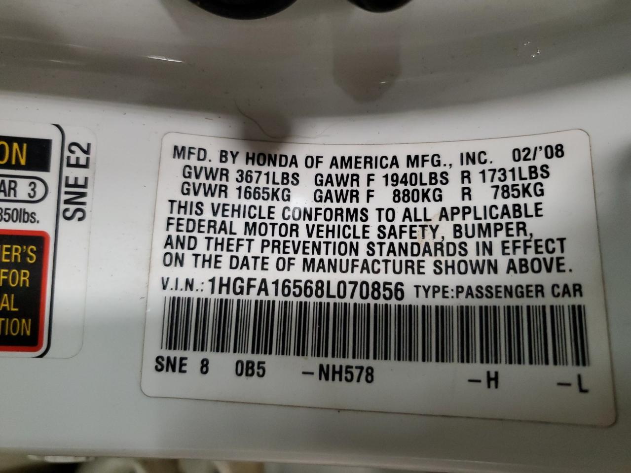 2008 Honda Civic - Image 12