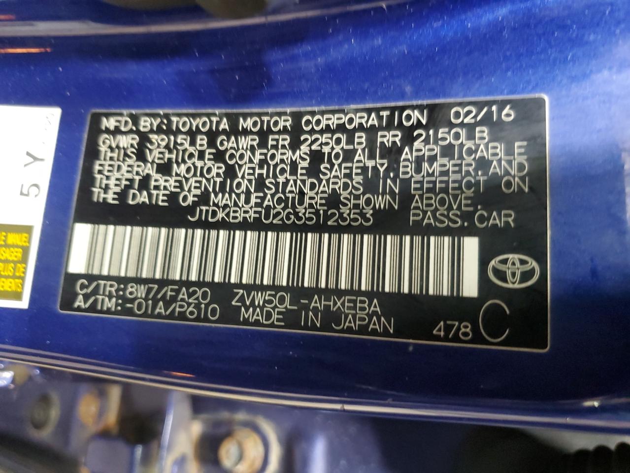 2016 Toyota Prius - Image 13