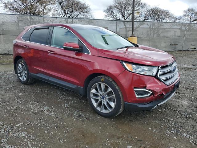  FORD EDGE 2018 Czerwony