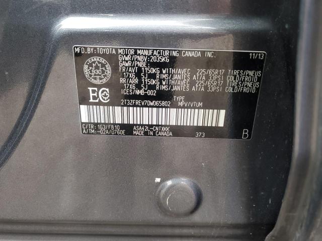 2013 TOYOTA RAV4 LE  