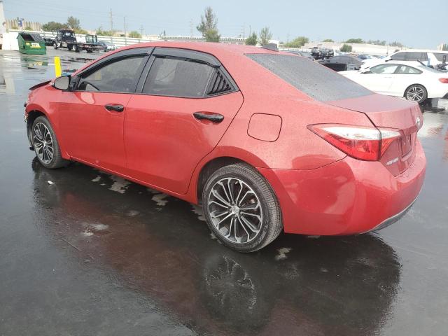 Sedans TOYOTA COROLLA 2016 Czerwony
