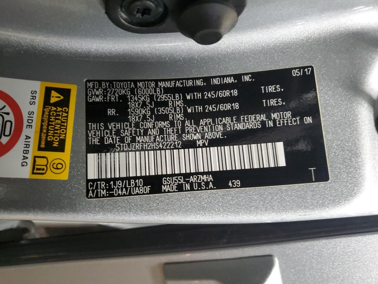 2017 Toyota Highlander - Image 16