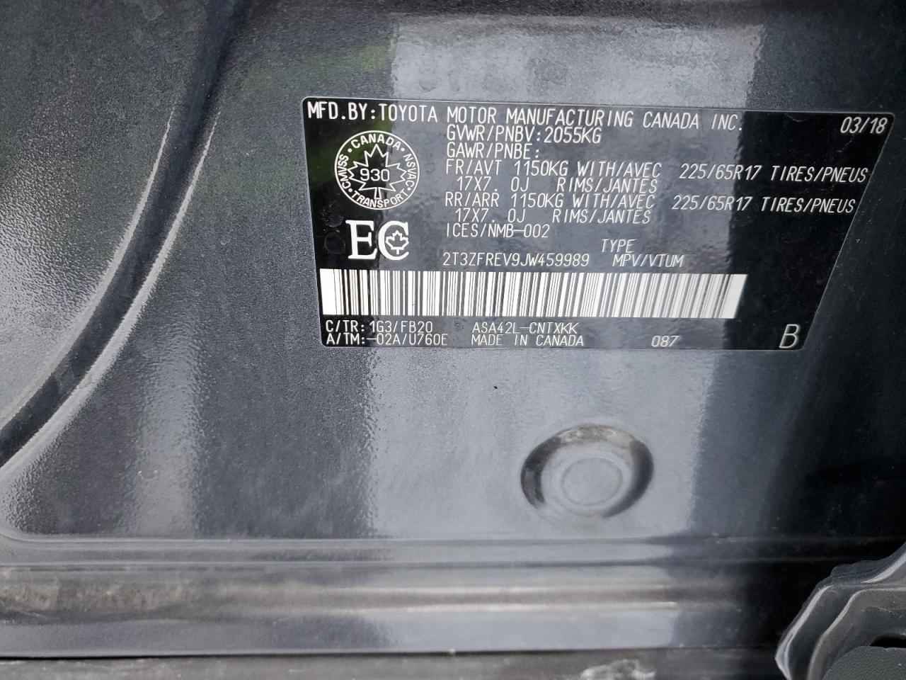 2018 Toyota RAV 4 - Image 13