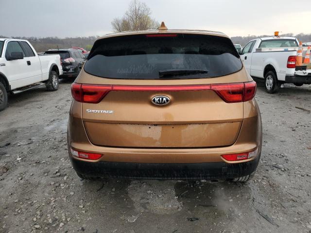  KIA SPORTAGE 2017 Orange