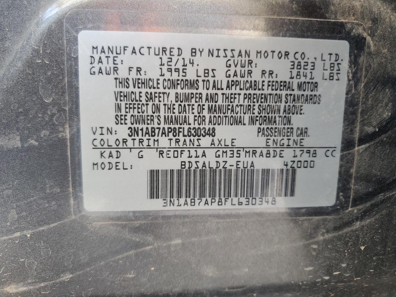 2015 Nissan Sentra - Image 12