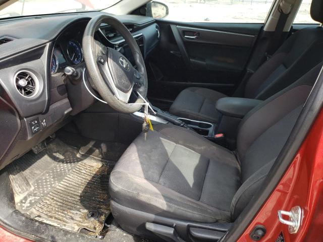  TOYOTA COROLLA 2018 Czerwony