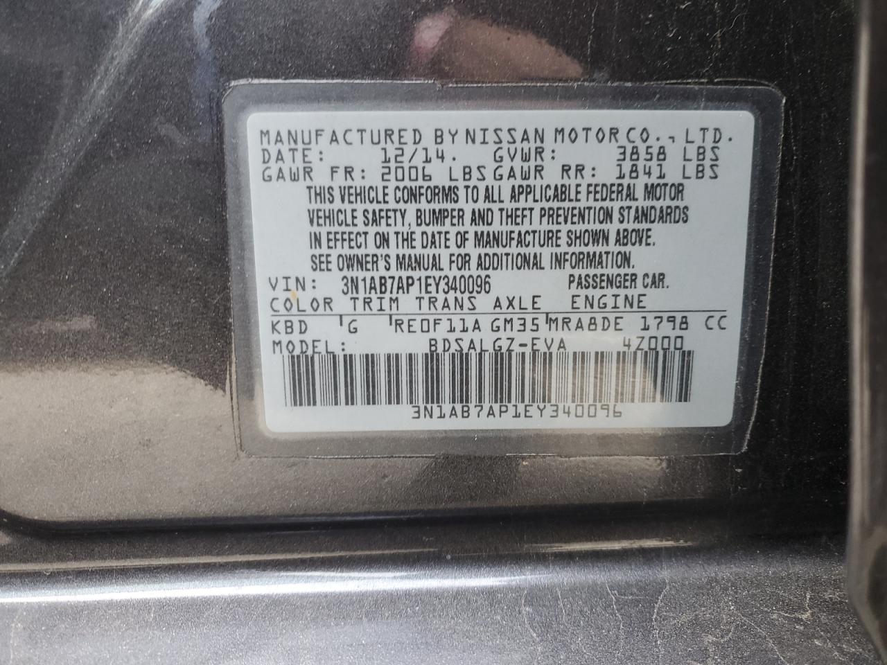 2014 Nissan Sentra - Image 14