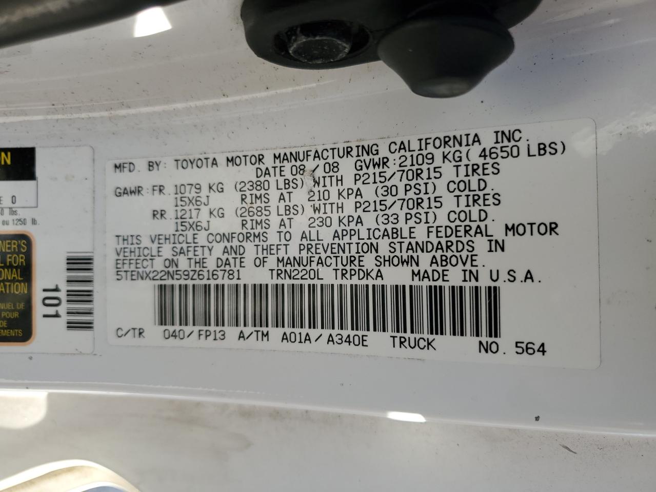 2009 Toyota Tacoma - Image 12