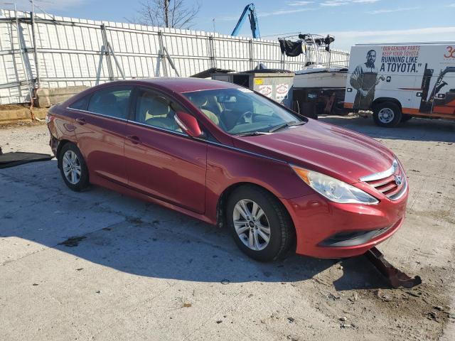 Седаны HYUNDAI SONATA 2014 Красный
