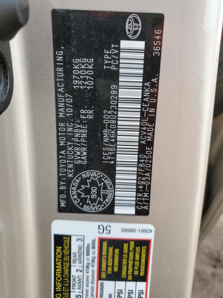 2008 Toyota Camry - Image 12