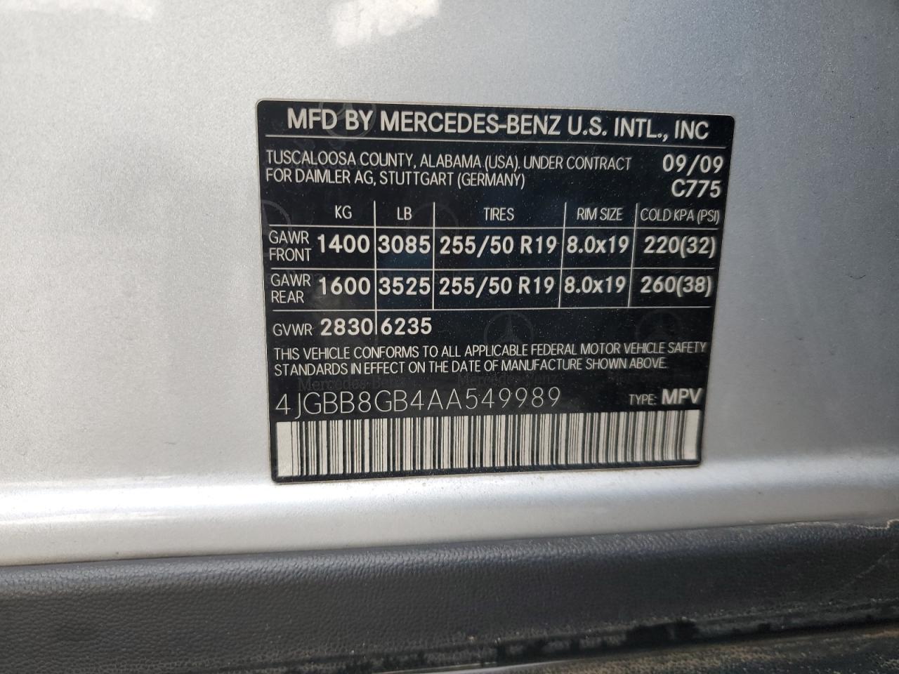 2010 Mercedes-Benz M-klasse - Image 13