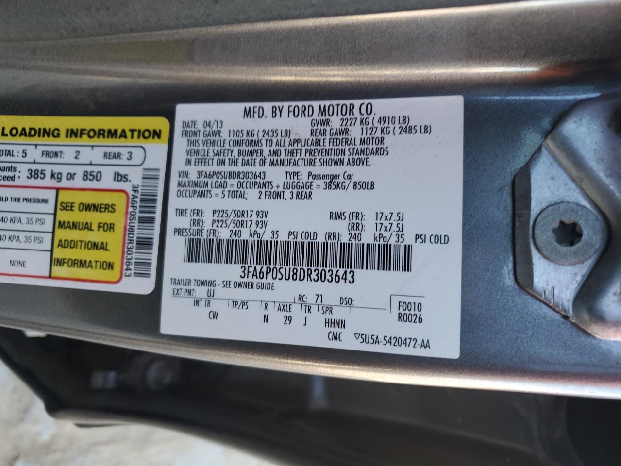 2013 Ford Fusion - Image 12