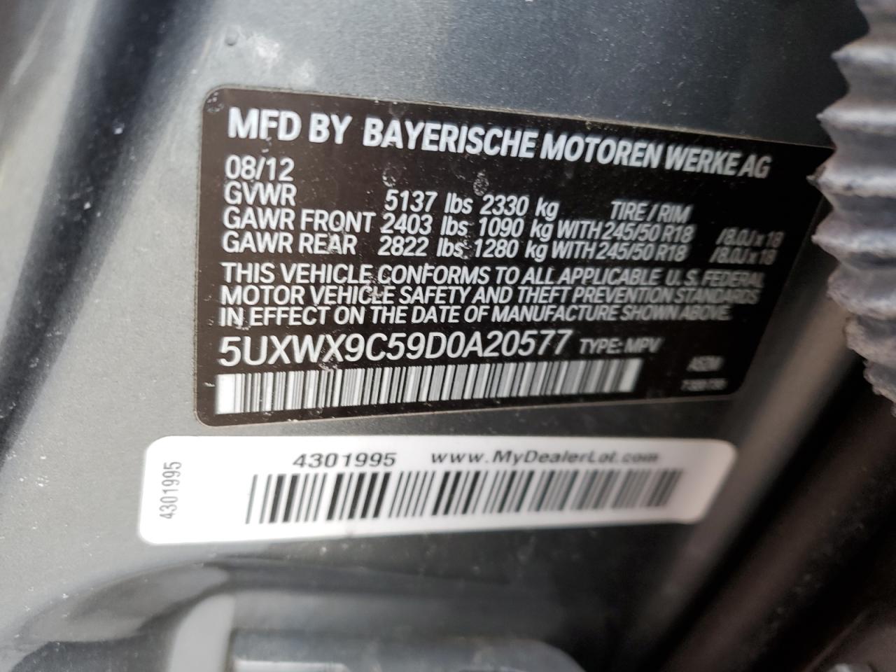 2013 BMW X3 - Image 14