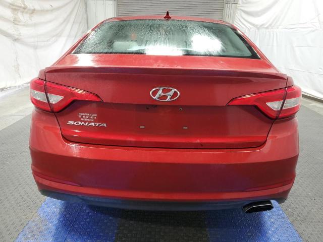  HYUNDAI SONATA 2017 Czerwony
