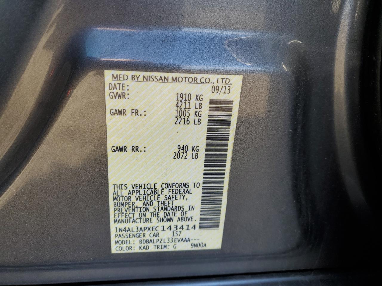 2014 Nissan Altima - Image 12