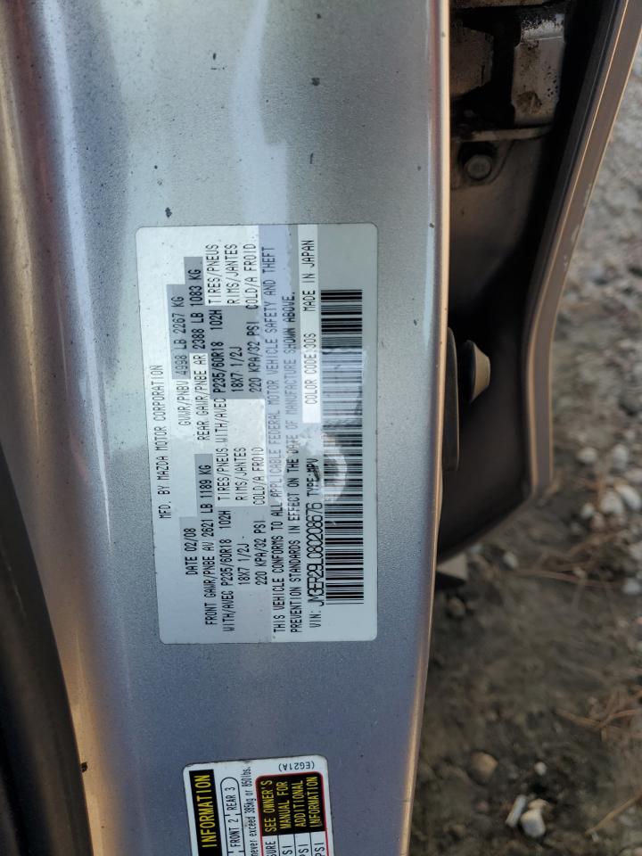 2008 Mazda Cx-7 VIN: JM3ER29L80208676 Lot: 48614215