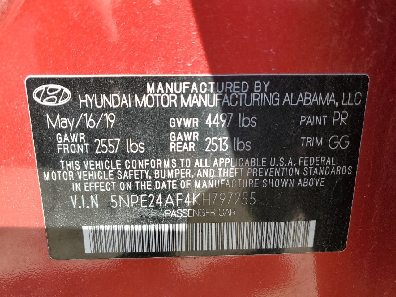 2019 Hyundai Sonata - Image 13