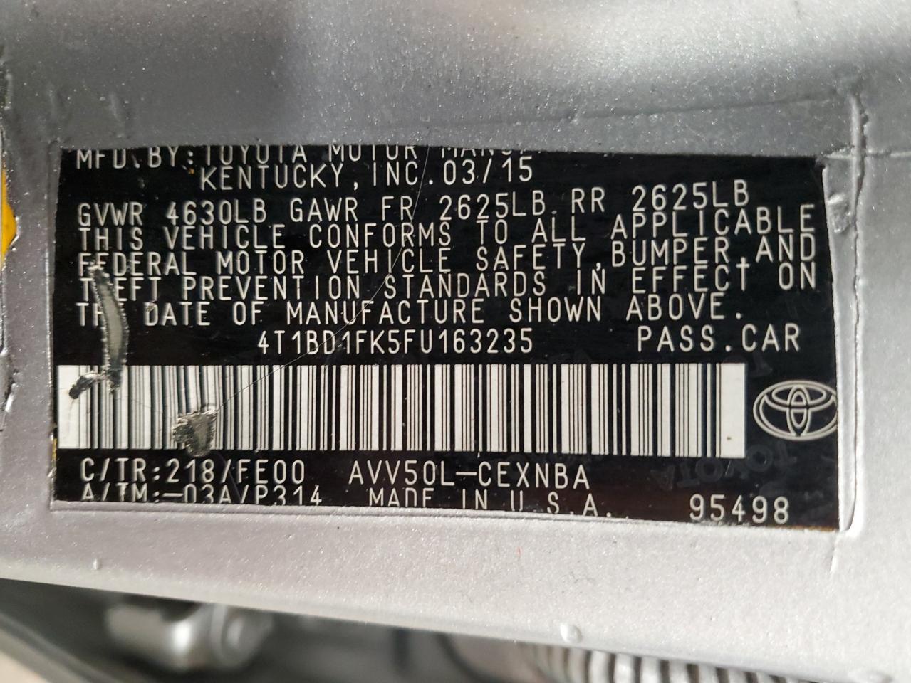 2015 Toyota Camry - Image 13