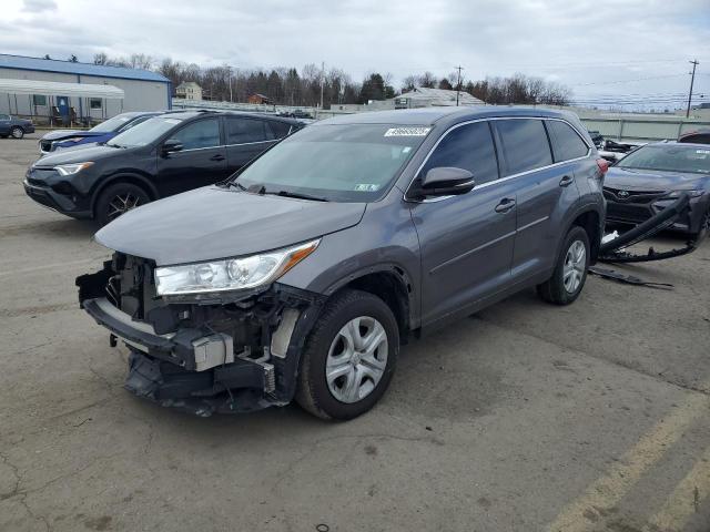  TOYOTA HIGHLANDER 2019 Szary