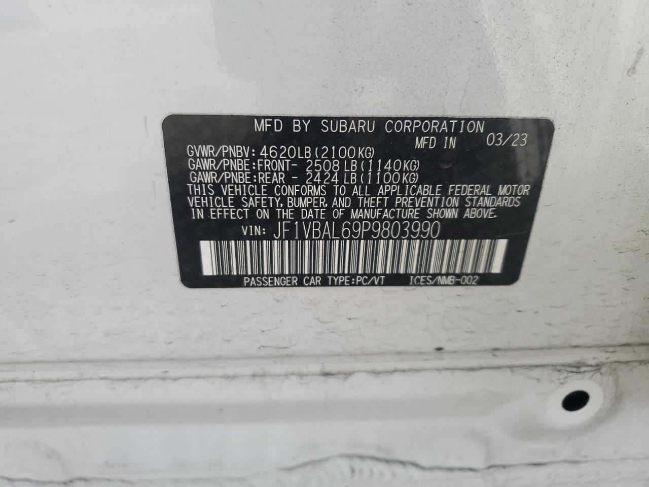 2023 Subaru WRX - Image 13