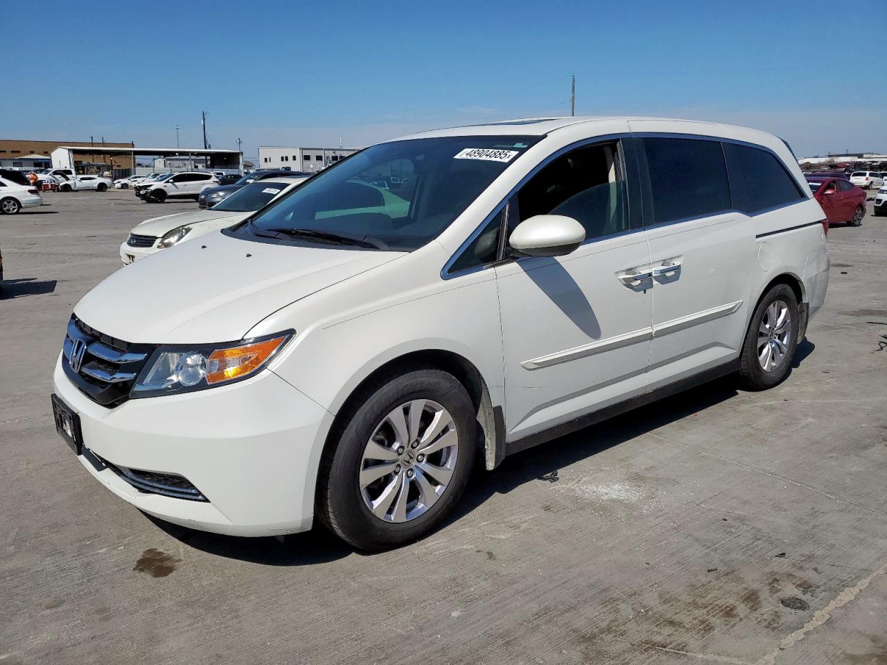2014 Honda Odyssey Exl იყიდება Grand Prairie-ში, TX - Hail