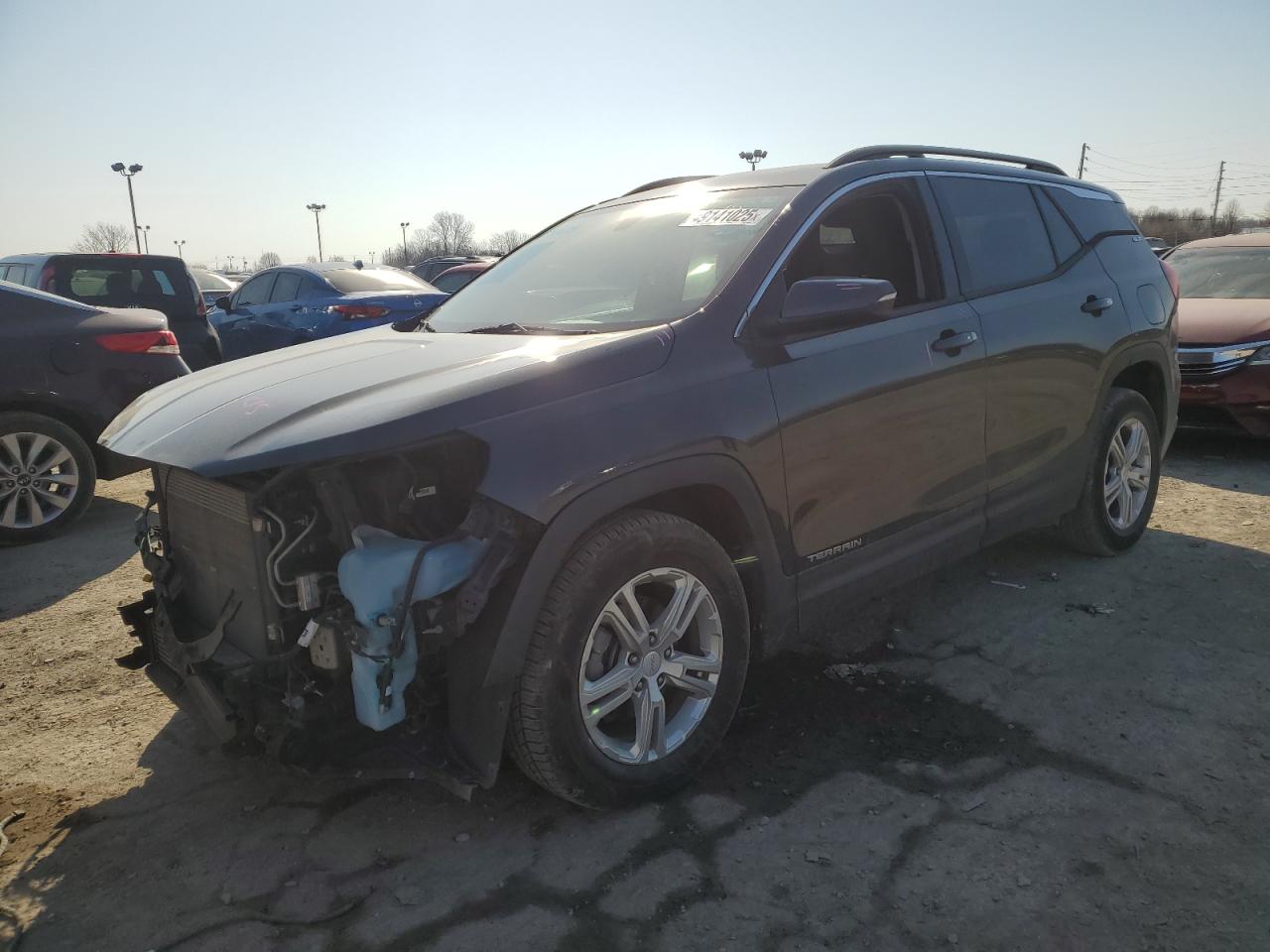 2019 Gmc Terrain Sle продається в Indianapolis, IN - Front End