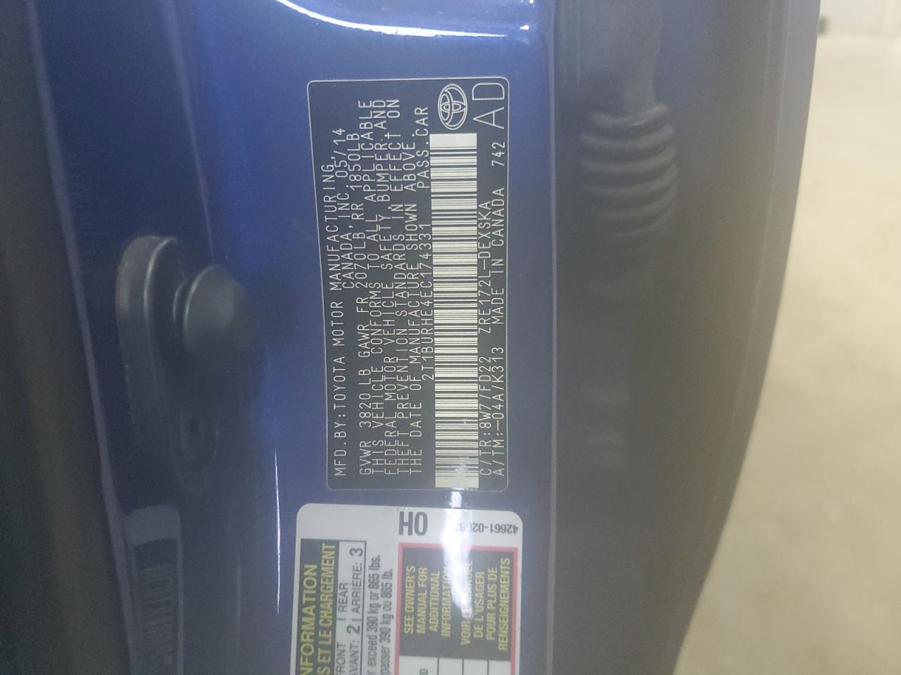 2014 Toyota Corolla - Image 14