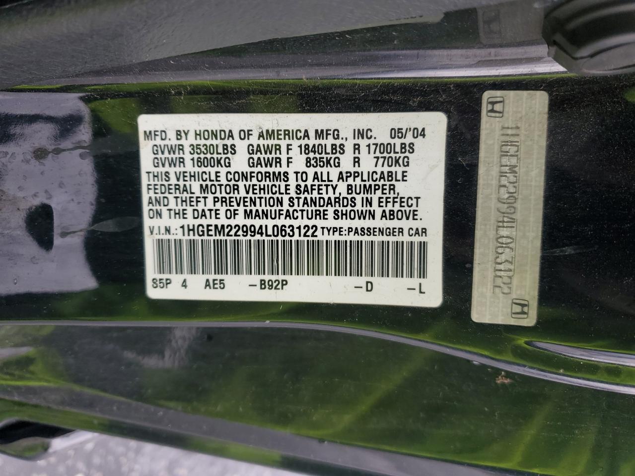 2004 Honda Civic - Image 14