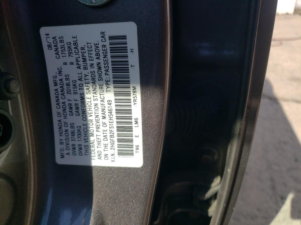 2014 Honda Civic - Image 12
