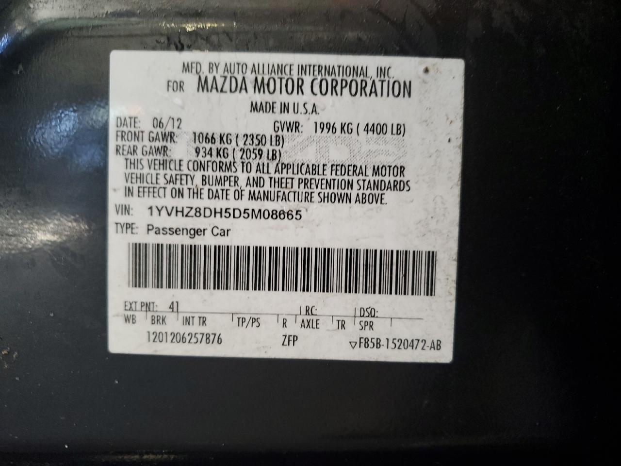 2013 Mazda 6 - Image 12