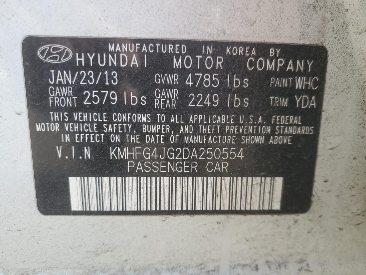 2013 Hyundai Azera - Image 12
