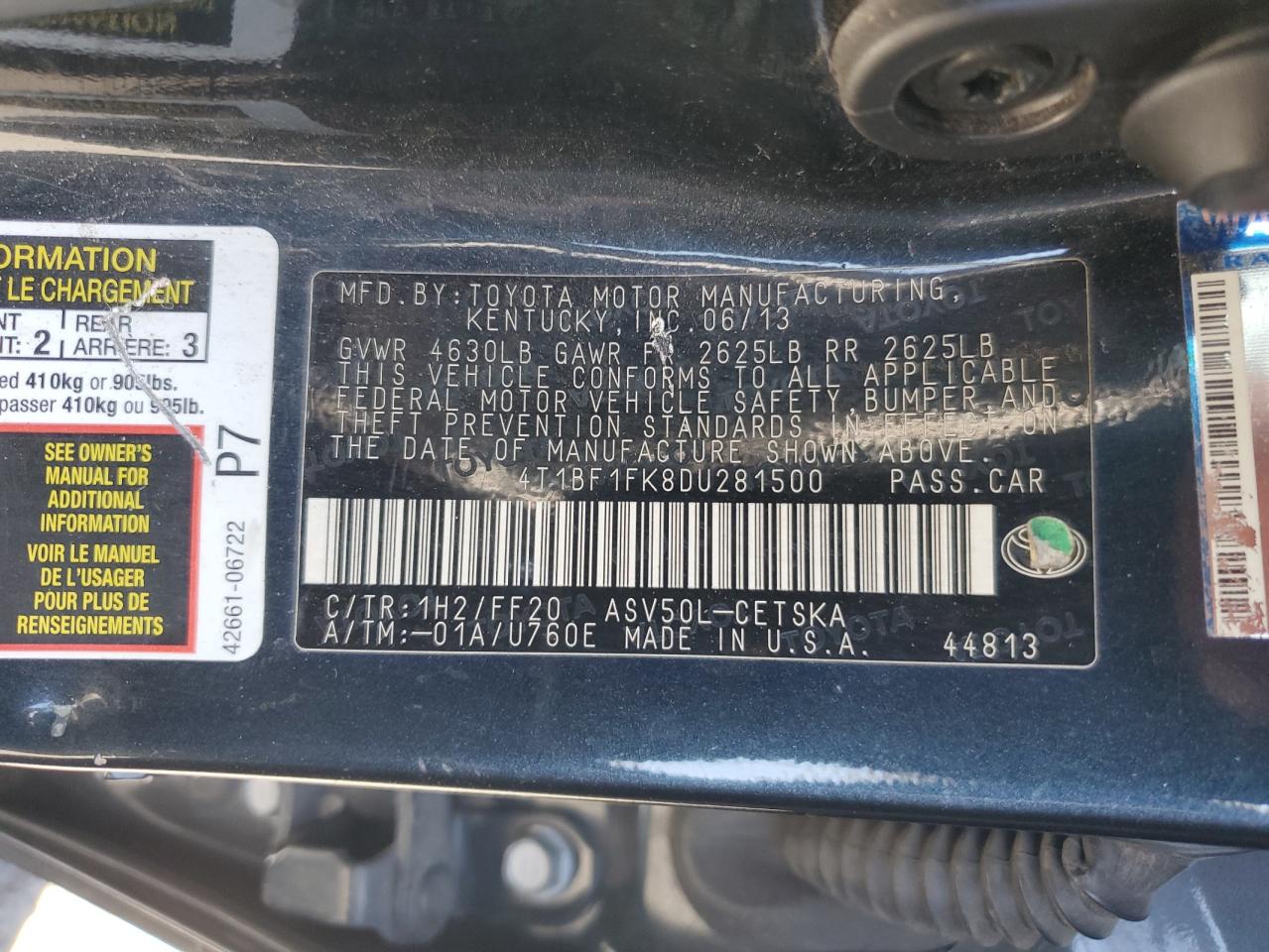 2013 Toyota Camry - Image 14