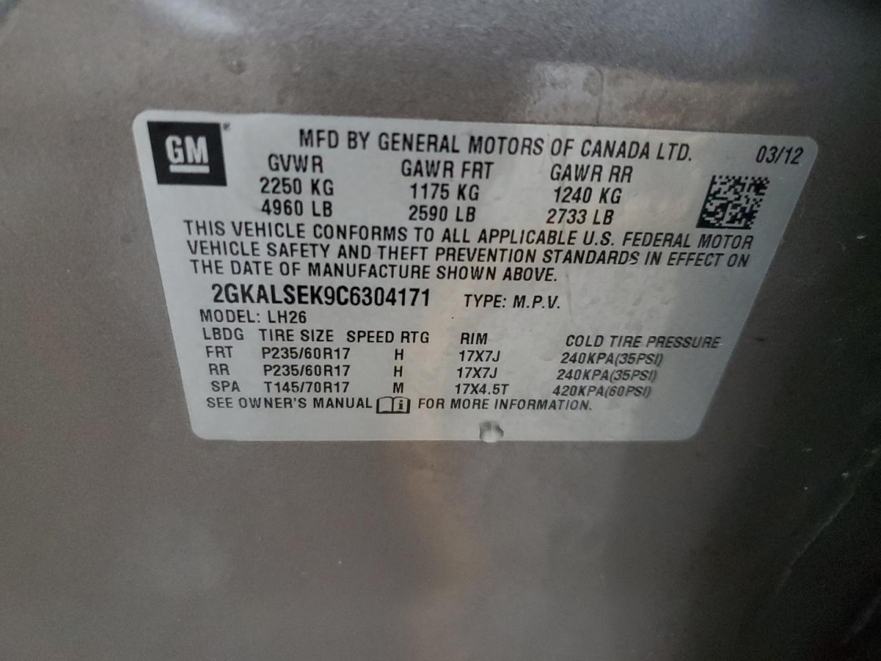 2012 GMC Terrain - Image 13