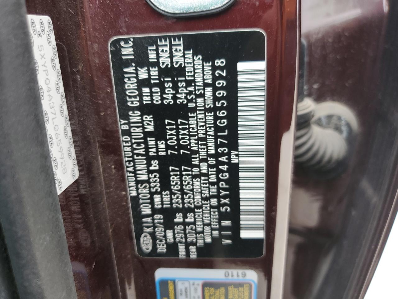 2020 Kia Sorento - Image 13