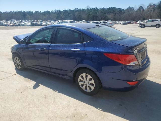 Sedans HYUNDAI ACCENT 2015 Granatowy