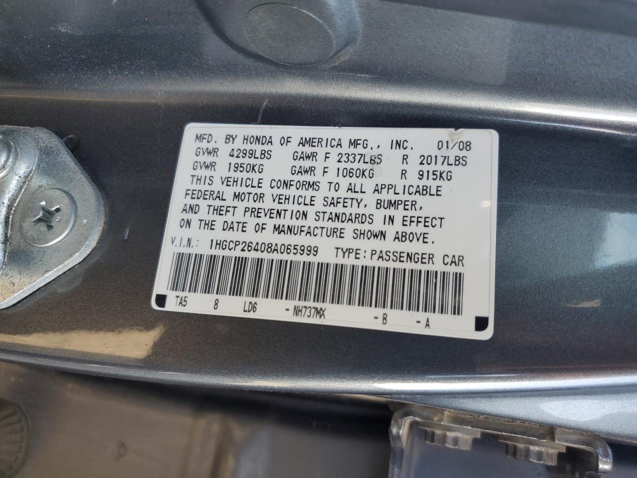 2008 Honda Accord - Image 12