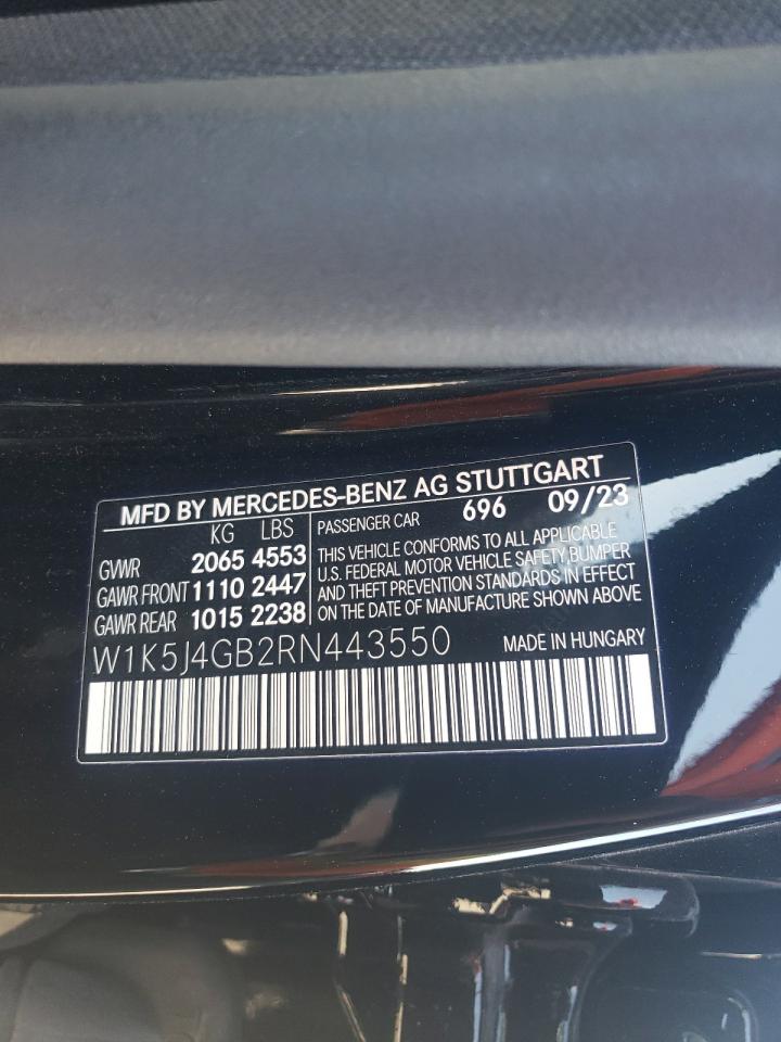 2024 Mercedes-Benz Cla 250 VIN: W1K5J4GB2RN443550 Lot: 50379505