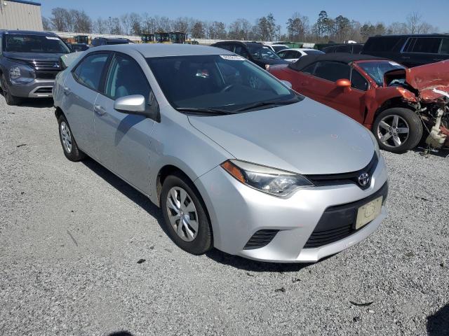 Sedans TOYOTA COROLLA 2015 Silver