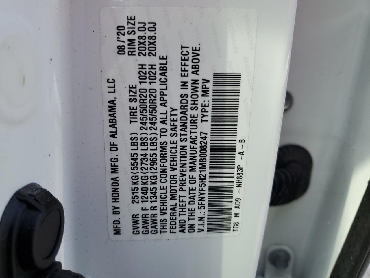 2021 Honda Pilot - Image 14