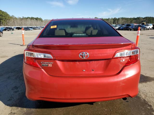  TOYOTA CAMRY 2012 Czerwony