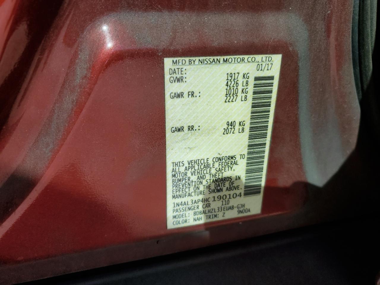 2017 Nissan Altima - Image 14