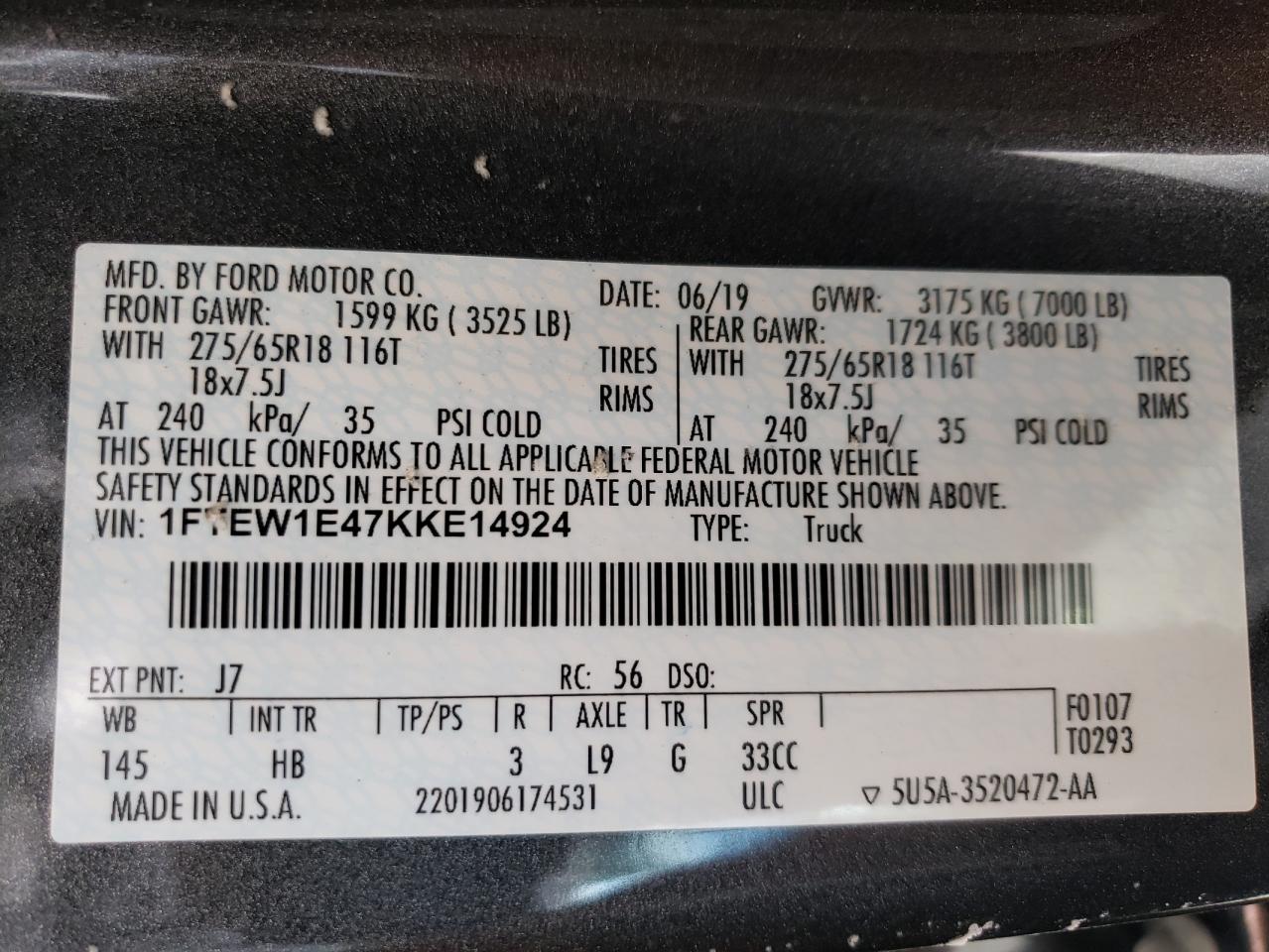 2019 Ford F-150 - Image 12