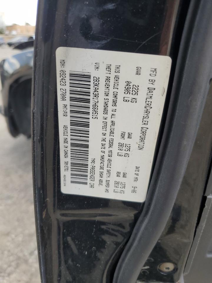 2009 Dodge Charger R/T VIN: 2B3KA53T99H616976 Lot: 50708285