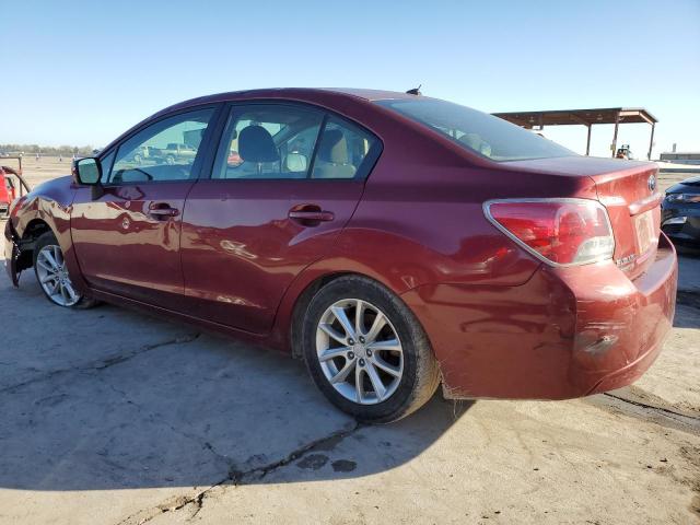 Седаны SUBARU IMPREZA 2013 Красный