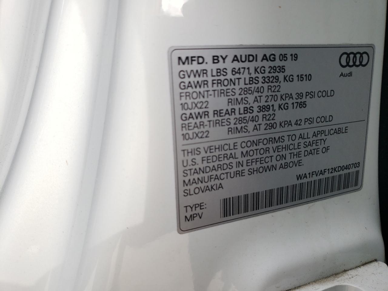 2019 Audi Q8 - Image 13