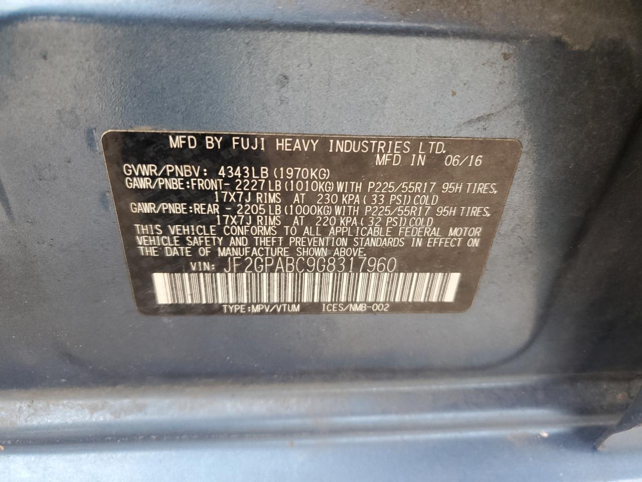 2016 Subaru XV - Image 13