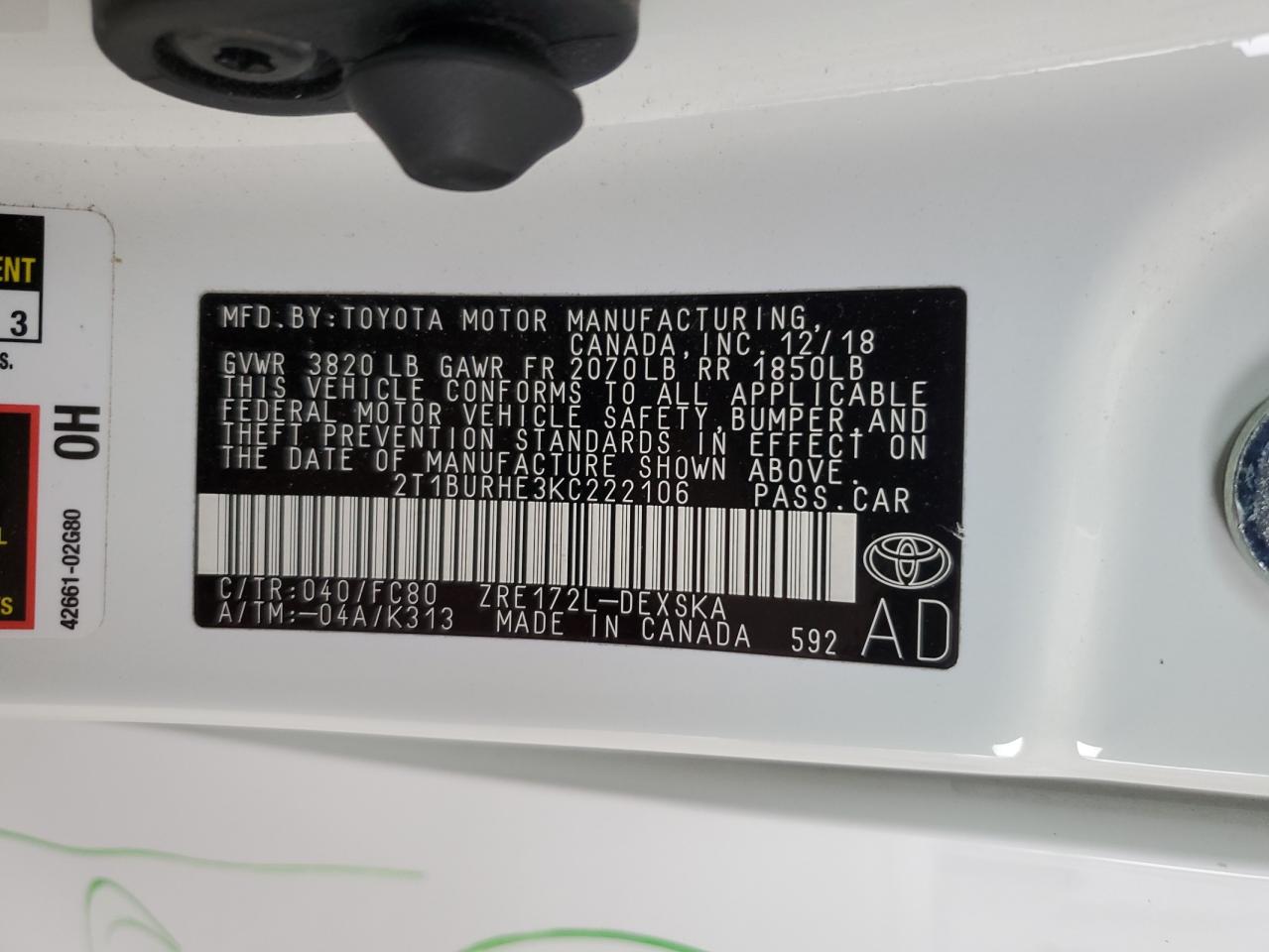 2019 Toyota Corolla - Image 12