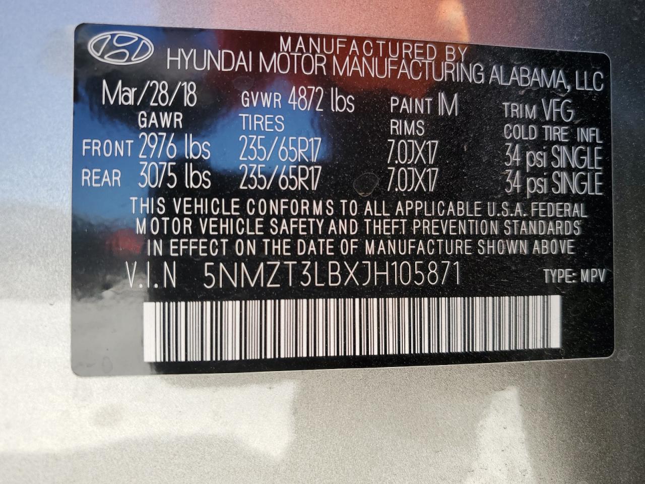2018 Hyundai Santa Fe - Image 12