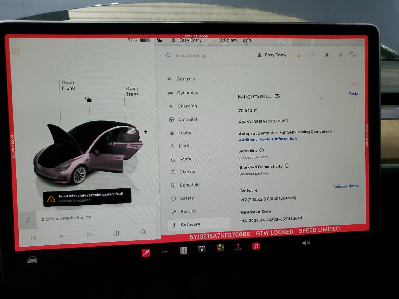 2022 Tesla Model 3 VIN: 5YJ3E1EA7NF370988 Lot: 47490295